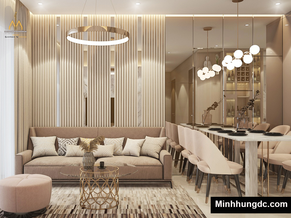 Phong cách thiết kế nội thất Luxury được giới tinh hoa yêu thích